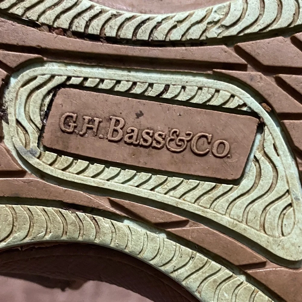G.H. Bass & Co. Blue  and Taupe Size 8 Sandals Summer Vacation Resortwear Fall